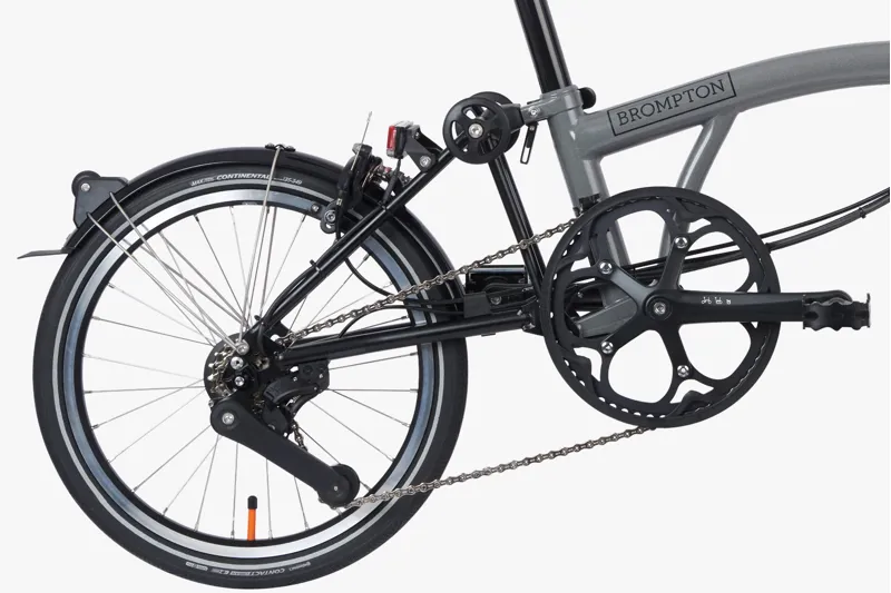 Brompton Electric P Line Urban Folding Bike 2023 in Storm Grey-7